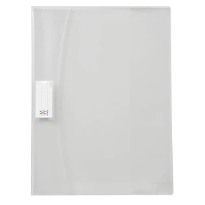 Image of Viquel Strong Cover Notebook 17 x 22 cm Transparent Plastic with Reinforced Back Bookmarks