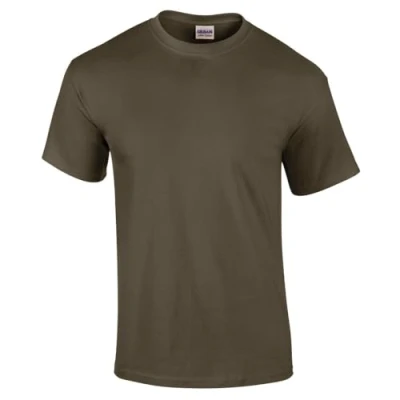 Image of Gildan Ultra Cotton Adult T Shirt, Military Green, S