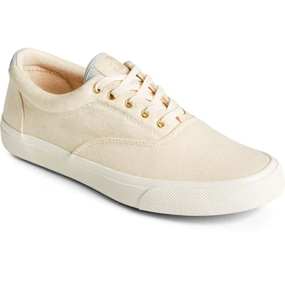 Image of Sperry Mens SeaCycled Striper II CVO Lace Summer Natural material_cotton Size UK 6