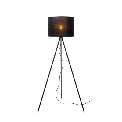 Image of Tagalog Scandinavian Tripod Floor Lamp Ø 55cm 1xE27 Black