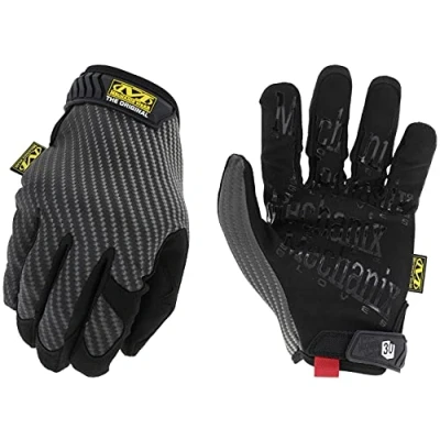 Image of Mechanix Wear Original Carbon Black Safety Work Gloves (Large, Black/Grey)