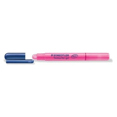 Image of Staedtler 264 23 Textsurfer Gel Highlighter Inkjet Safe Twist Action Line Width 3 mm Pink, Pack of 10