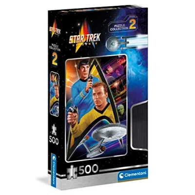 Image of Clementoni 35141 Puzzle Star Trek Jigsaw 500 Pieces, For Adults Made In Italy