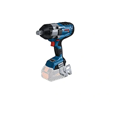 Image of Bosch Professional BITURBO cordless impact wrench GDS 18V 1050 HC (tightening torque 1,050 Nm, breakaway 1,700 without batteries and charger, in box), Blue, solo