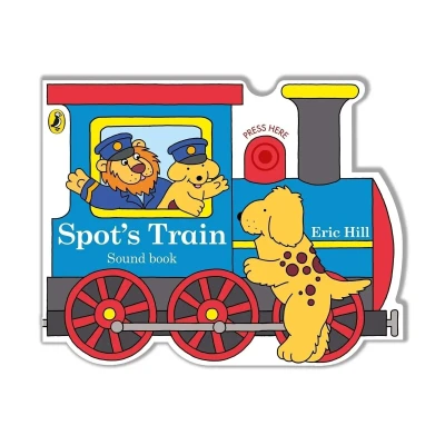 Image of Spot&#039;s Train: A shaped board book with sound for babies and toddlers