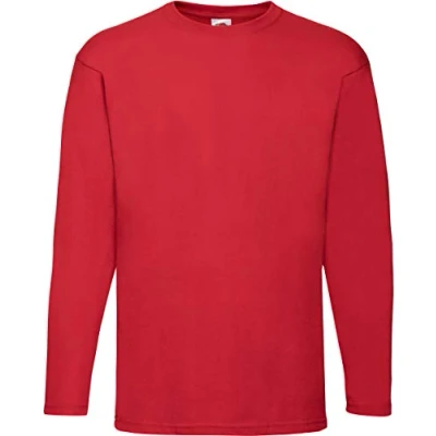 Image of Fruit of the Loom Men&#039;s T Shirt Red Medium