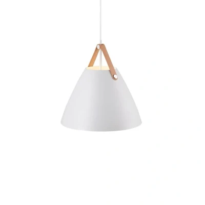Image of DFTP by Nordlux strap 36 LED pendant lamp with a leather