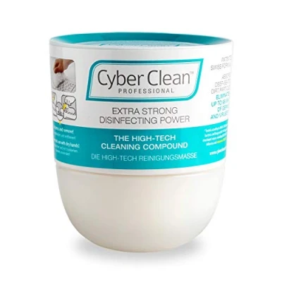 Image of CYBER CLEAN Professional Cleaning Compound 160 g Gel Extra Strong Disinfectant, Keyboard Cleaner, Antibacterial Clay for Household, Electronics, Car and Textured Surfaces