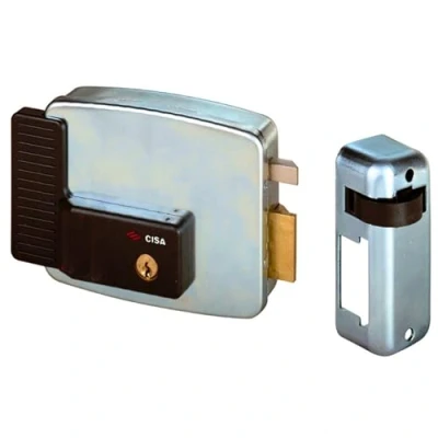 Image of CISA Electric Lock, 12 V, Galvanised, Silver, 11721501, voltsV