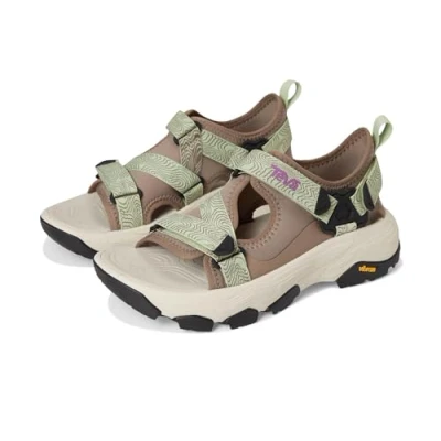 Image of Teva Grandview MAX Walking sandals, Women&#039;s, Size: 6.5, Caribou/seedling shoes