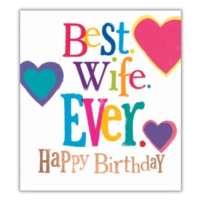 Image of Official Brightside Wife Birthday Card