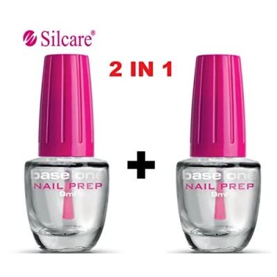 Image of Silcare Base One Nail Prep 9ml Non Acid for UV Gels and Acrylic Preparation (Pack of 2) by eKart