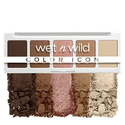 Image of Wet n Wild, Color Icon 5 Pan Palette, Eyeshadow Richly Pigmented Colors for Everyday Makeup, Long Lasting and Easy to Blend Formula, Walking On Eggshells