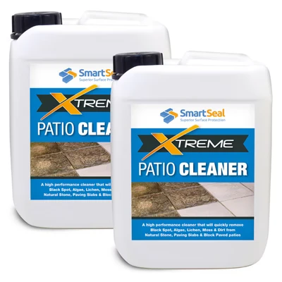 Image of Smartseal Patio Cleaner Xtreme Black Spot Remover and Paving Slab 5 Liter Pack of 2