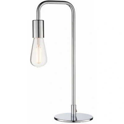Image of Rubens 1 Light Table Lamp Chrome Plate, E27