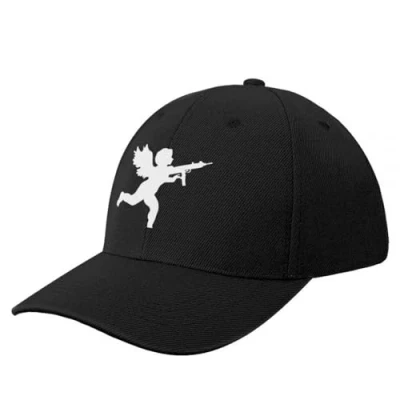 Image of DYHVVD Unisex hat Fashion Hip Hop Baseball Cap Vanilla Ice Cupid Logo Trucker Hard Tea Hats for Women Men&#039;s Outdoor Gifts