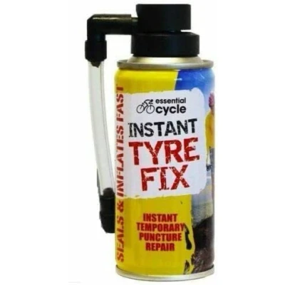 Image of AlezyB 1 x Bicycle Tyre Fix Spray Paint 200ml Instant Aerosol Can Temporary Puncture Repair Kit