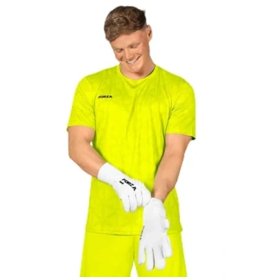 Image of FORZE Men&#039;s Short Sleeve Goalkeeper Shirts [XS XXL] Premium Sublimated Designs Available in Four Vibrant Colours (UK, Alpha, S, Regular, Fluro Yellow)
