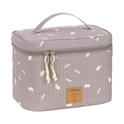 Image of LÄSSIG Baby Changing Table Organiser Nappy To Go/Casual Nursery Caddy Go Blocks Taupe