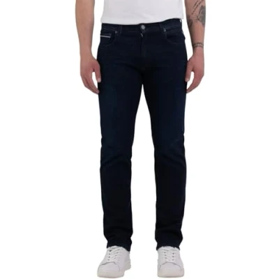 Image of Replay Grover Pants Straight leg jeans, Men&#039;s, Size: 32x34, Dark blue