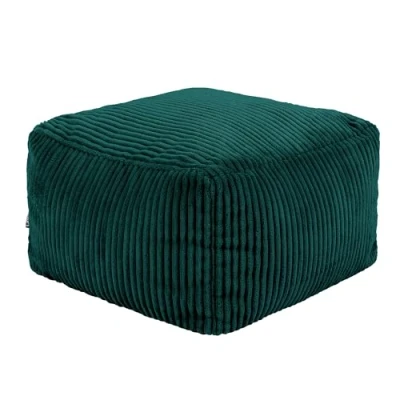 Image of icon Soul Theo Cord Bean Bag Pouffe, Corduroy Ottoman, Living Room Bedroom Footstool Bags