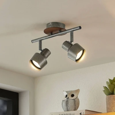 Image of Lindby Sanem spotlight, two bulb