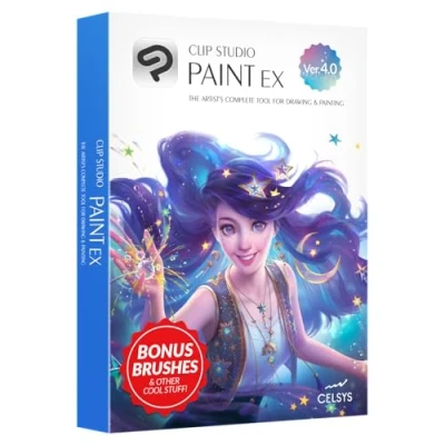 Image of CLIP STUDIO PAINT EX Version 4 Perpetual License for Windows and macOS