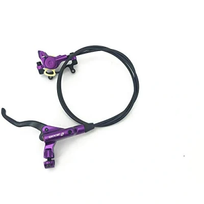 Image of Zoom_ HB 875 Hydraulic Disc Brake Front Rear 750mm 1400mm Mountain Bike MTB BMX (Purple, Left Lever Brake)