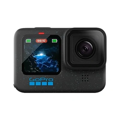 Image of GoPro HERO12 Black Waterproof Action Camera with 5.3K60 Ultra HD Video, 27MP Photos, HDR, 1/1.9&quot; Image Sensor, Live Streaming, Webcam, Stabilization