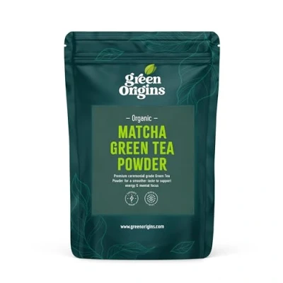 Image of Green Origins Organic Japanese Ceremonial Matcha Tea Powder 30g
