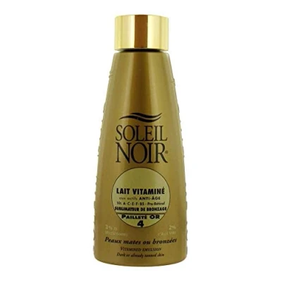 Image of Soleil Noir Vitamined Body Milk Tan Enhancer 4 Golden Glitter 150ml