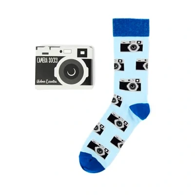 Image of Urban Eccentric Unisex Camera Socks Gift 1 Pair Cotton Rich Premium Novelty Gifts