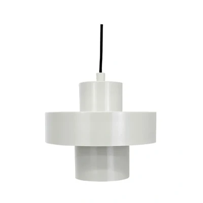 Image of Dyberg Larsen hanging light Stoke, putty white, Ø 20 cm, metal