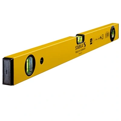 Image of STABILA Spirit Level Type 70 W, 60 cm, Light Aluminium Profile, 1 Horizontal Level, Vertical Rotating Angle Made in Germany