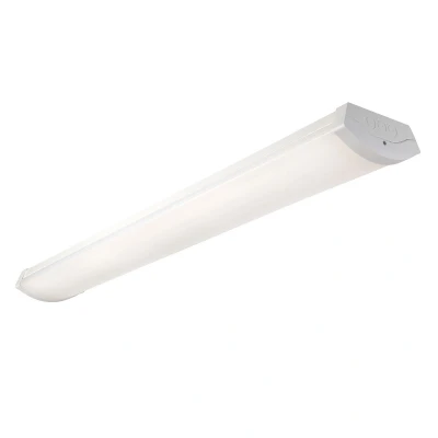 Image of Dualled 4ft Emergencyergency 38W Commercial Lighting Matt White Paint