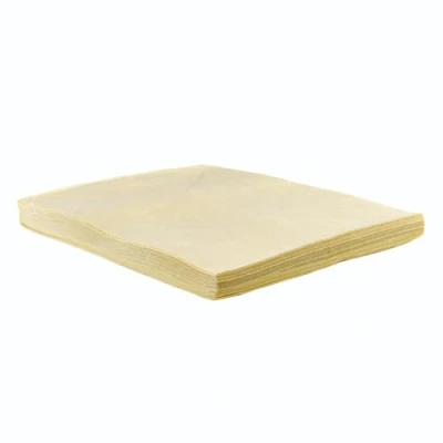 Image of Chemical Absorbent Pads Absorb Agressive Chemicals, Acids, Alkalis Spill Control Sheets 50cm x 40cm, 20 Sheets, Sonic Bonded Core with Spun Bound Top Layer, Yellow Indoor/Outdoor Use