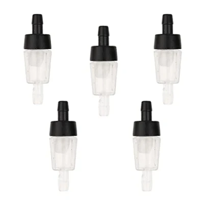 Image of Générique 5pcs Aquarium Anti backflow Air CO2 Pump Check Valves Green or Black Housing