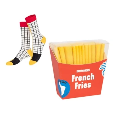 Image of EAT MY Socks 1 Pair French Fries Cotton One Size