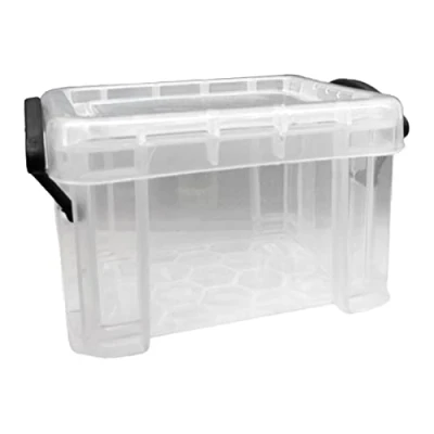 Image of BIGULA Small Plastic Box With Locking Lid Mini Organizer Container For Jewelry Beads Crafts Items Accessories Home Office