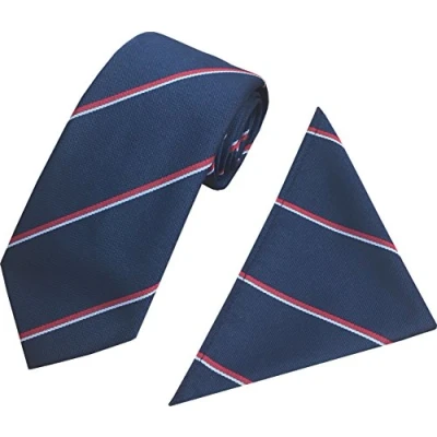 Image of Royal Navy Regimental Tie &amp; Hanky Set