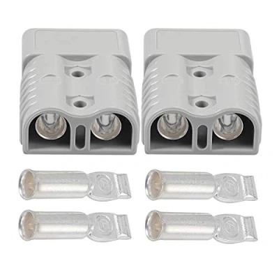 Image of Bohaner Anderson Connector 175Amp 600V Battery Quick Disconnect Plug Kit Cable Terminal Power Connector,Grey 2PCS