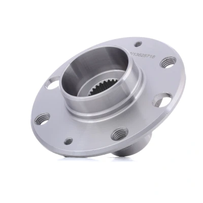 Image of 55701433, 55703557 wheel Hub FEBI BILSTEIN 28300 4 100mm without bearing Front Axle VAUXHALL: Corsa Mk3, Mk4, FIAT: Grande Punto Hatchback