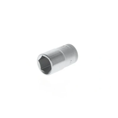 Image of GEDORE Socket, 1/2&quot; 12.5 mm drive, Hexagonal, 17 width, Tool, 19 17, Chrome plated steel