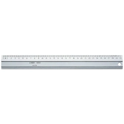 Image of Linex 30cm Silver Hobby Cutting Ruler, E2930M
