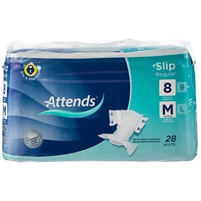 Image of Attends Slip Regular 8 Medium Pack of 28
