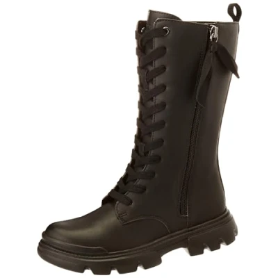 Image of Geox J Junette Girl Ankle Boot, Black, 3 UK