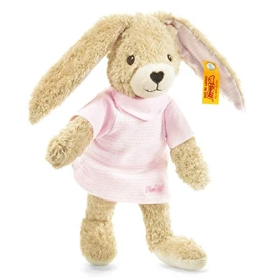 Image of Steiff Hoppel Rabbit (Pale Pink, 20cm)
