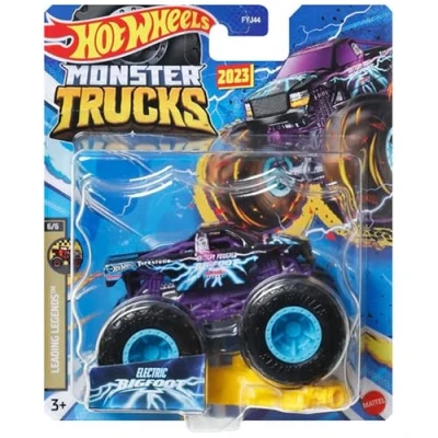 Image of Hot Wheels Monster Trucks Electric Bigfoot 1:64 Scale Diecast Model Car