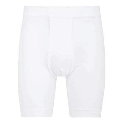 Image of Calida Men&#039;s New Boxer Cotton 1:1 Shorts, White Weiß (Weiss 001), Medium