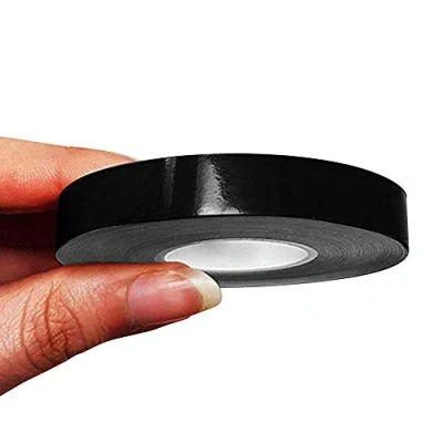 Image of 4R Quattroerre.it 10496 Trim Stripes Adhesive Strips for Cars, Black, 10 mm x mt